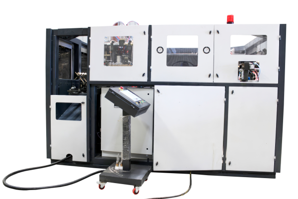 1-Liter 2-Cavity Pneumatic Linear Bottle Production Machine